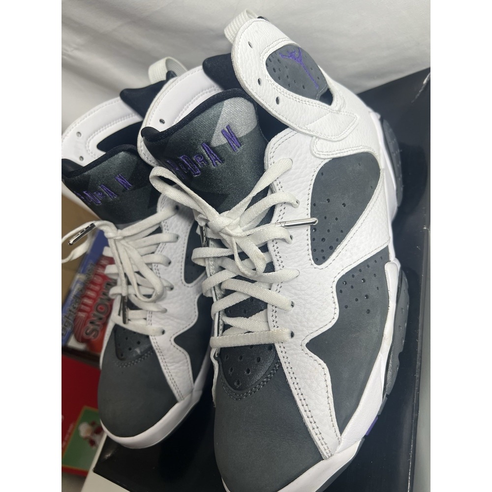 Nike Air Jordan 7 Retro "Flint" 2021 Mens Sz 8.5 CU9307-100 sneakers Shoes - Picture 8 of 16